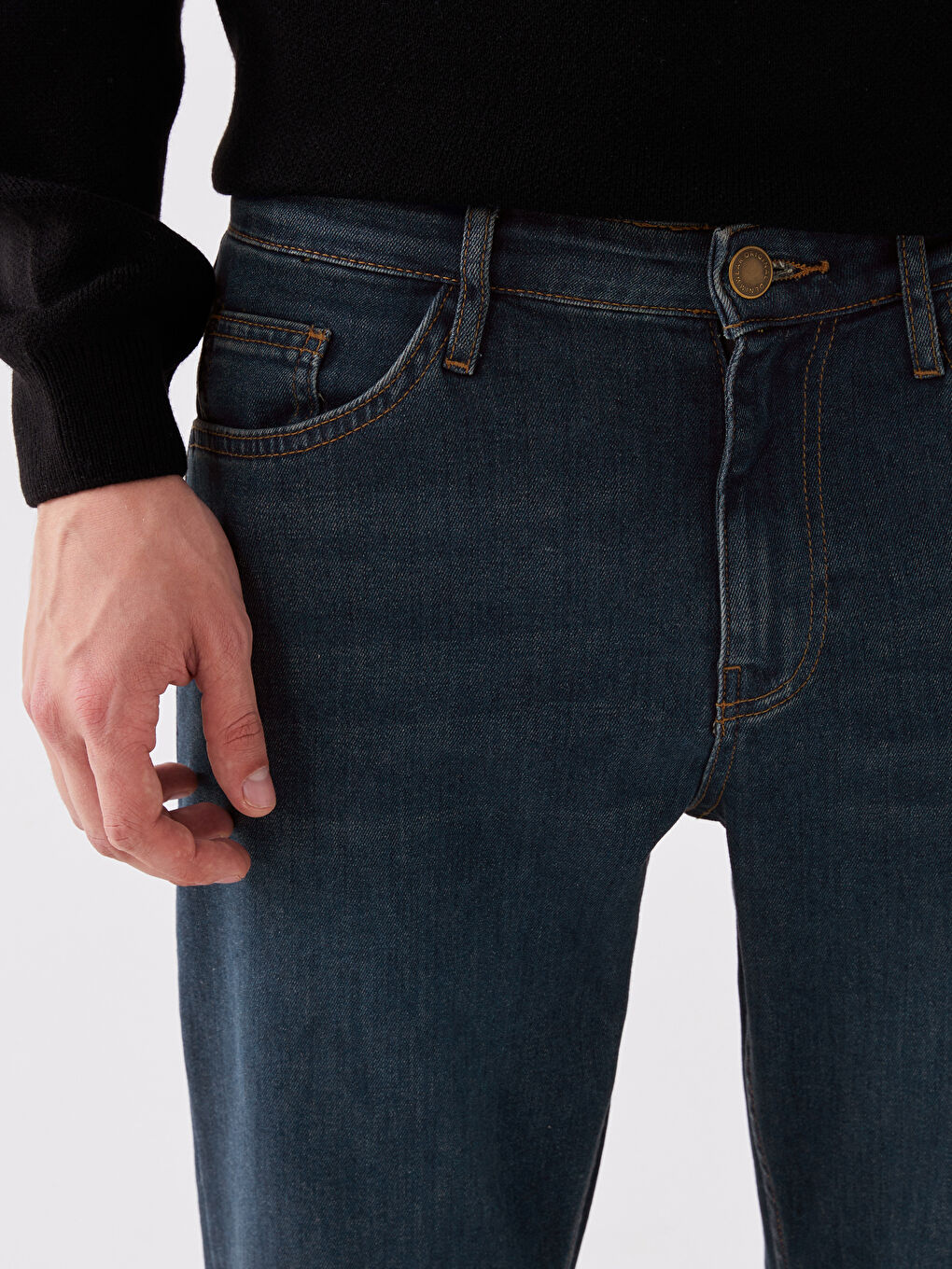 İndigo 790 Rahat Kalıp Erkek Jean Pantolon-3