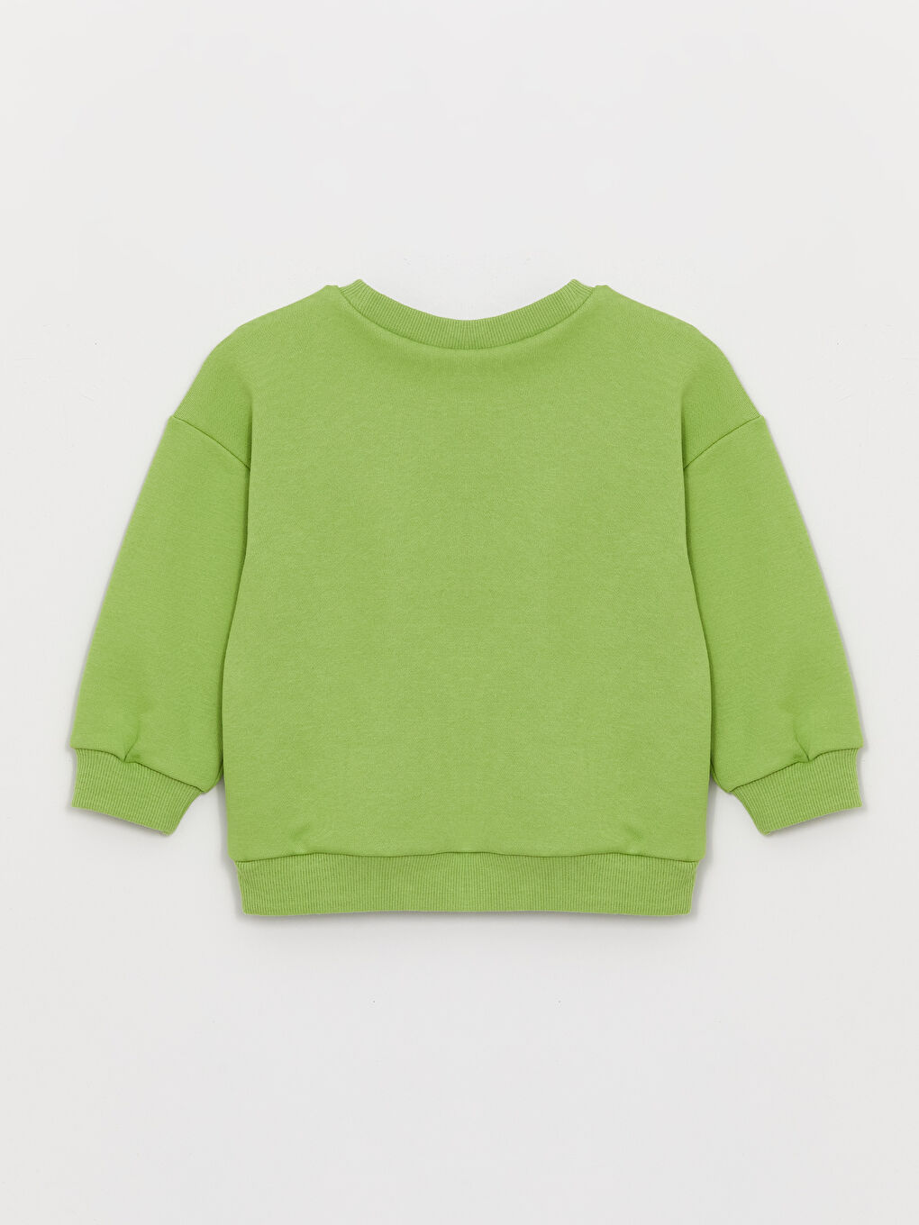 LCW ECO Yeşil Bisiklet Yaka Uzun Kollu Baskılı Erkek Bebek Sweatshirt - 1