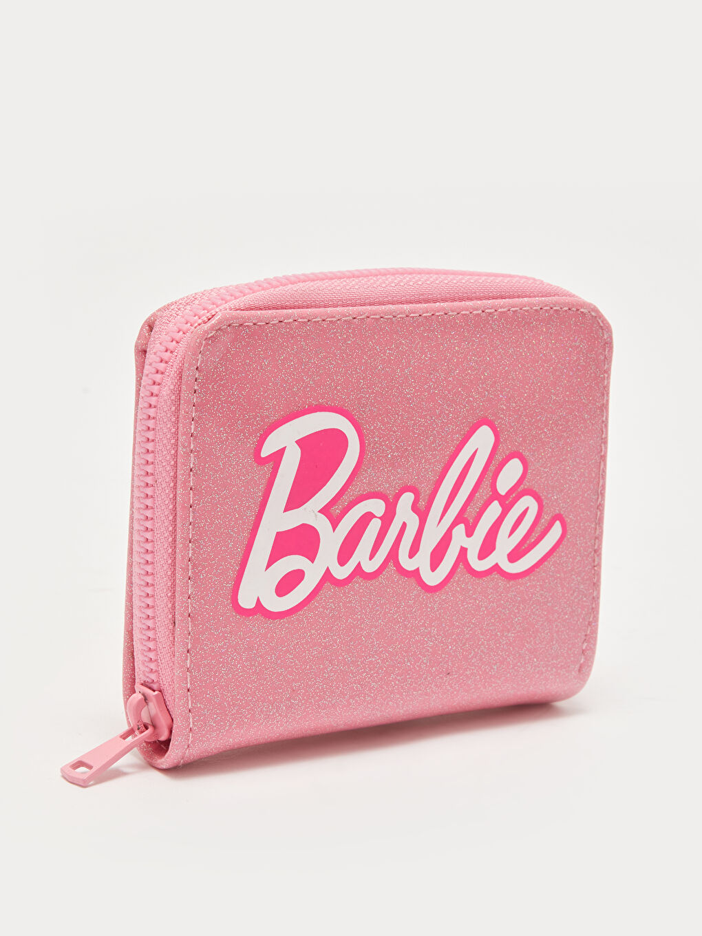 Pembe Barbie Baskılı Kız Çocuk Cüzdan-1