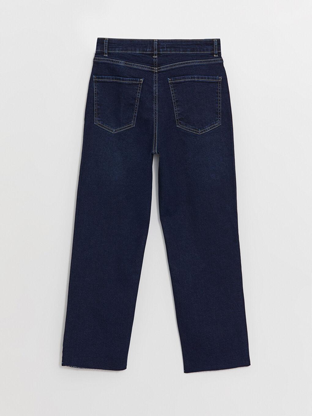 Siyah Slim Mom Kadın Jean Pantolon-6