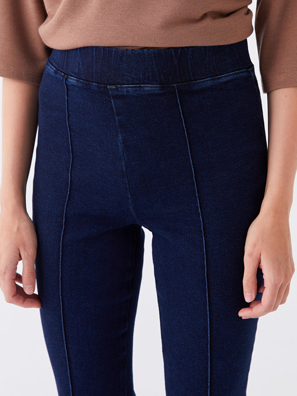 İndigo Mars Flare Kadın Jean Pantolon-1