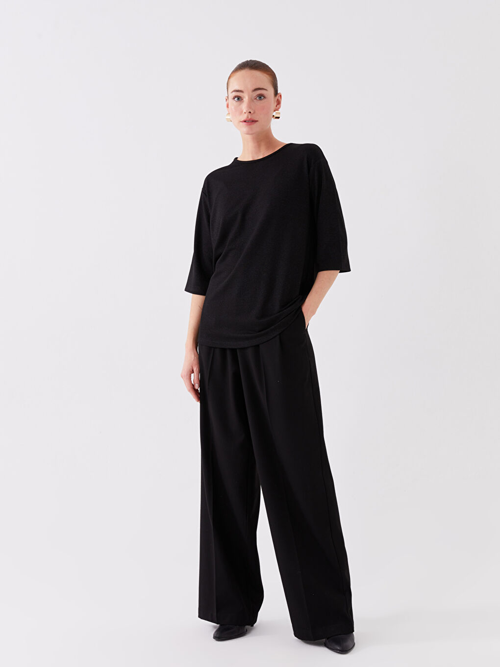 Crew Neck Women's T-Shirt-2