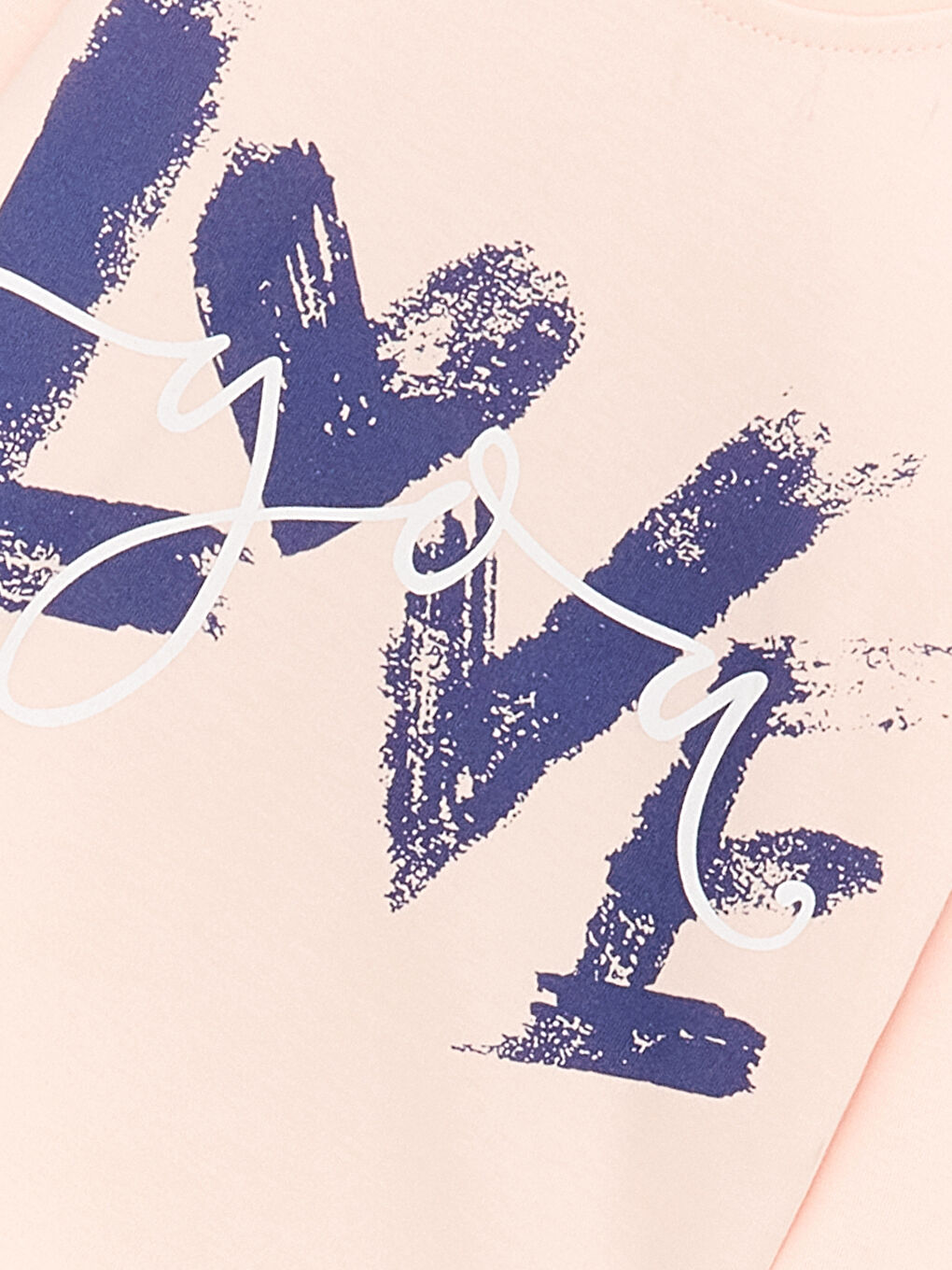 Pembe Bisiklet Yaka Uzun Kollu Baskılı Kız Bebek Pijama Takım-5