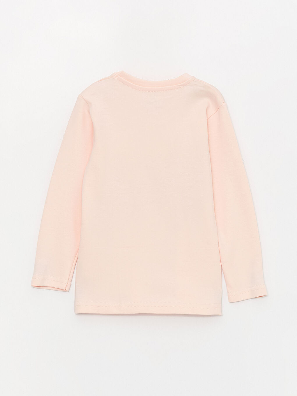 Pembe Bisiklet Yaka Uzun Kollu Baskılı Kız Bebek Pijama Takım-7