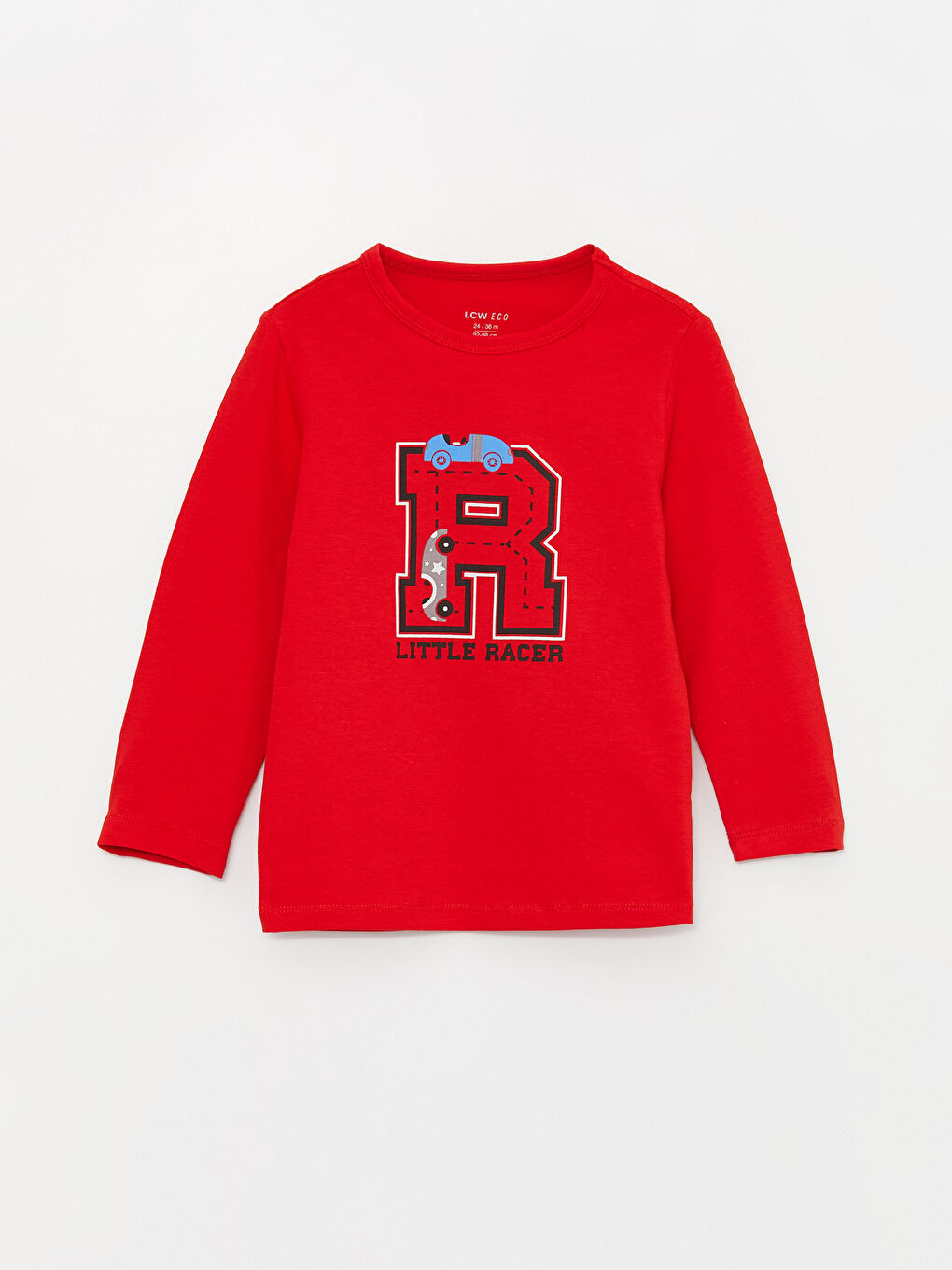 Crew Neck Printed Baby Boys' Pyjama Set-1