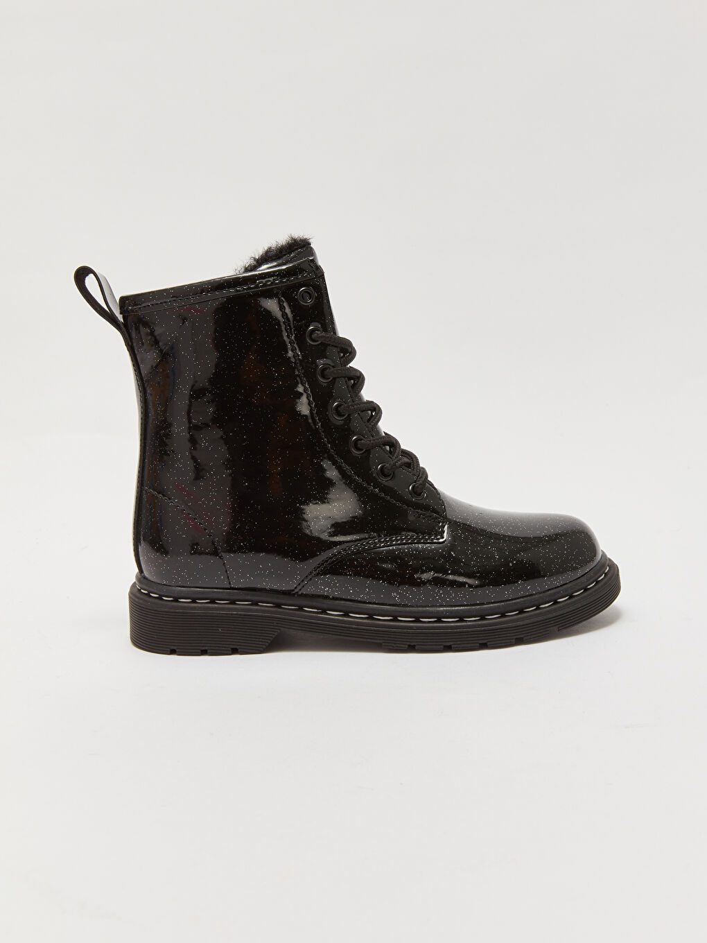 LCW STEPS Shiny Leather Look Girls' Boot -W3J125Z4-HUC