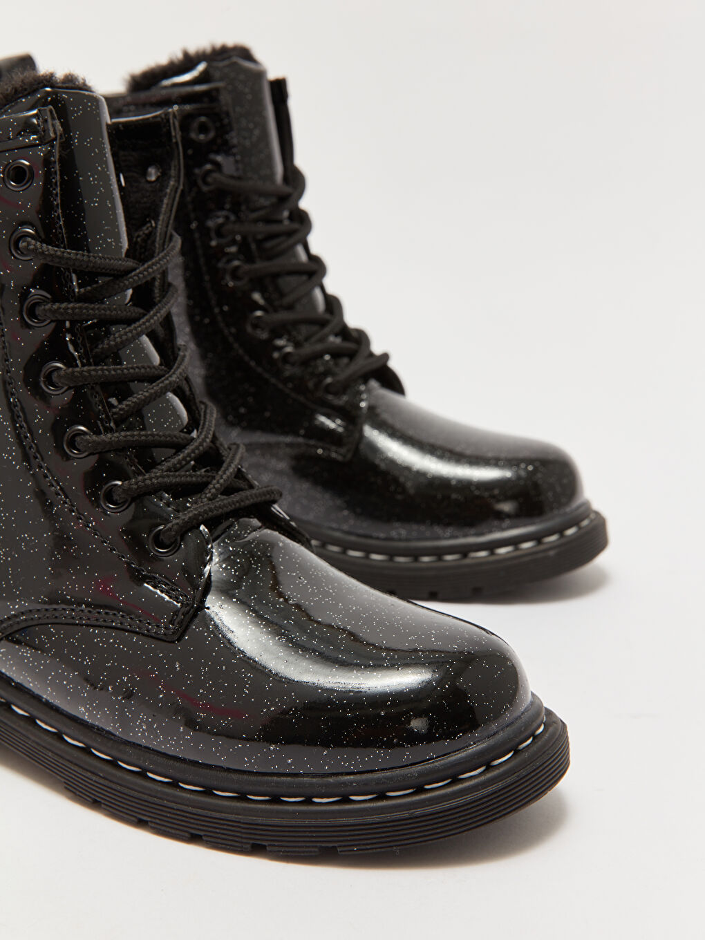 LCW STEPS Shiny Leather Look Girls' Boot -W3J125Z4-HUC