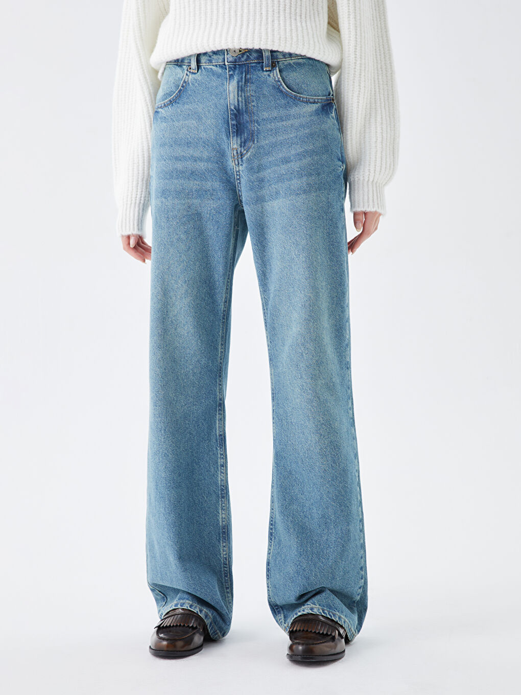 Blugi Wideleg pentru Femei-2