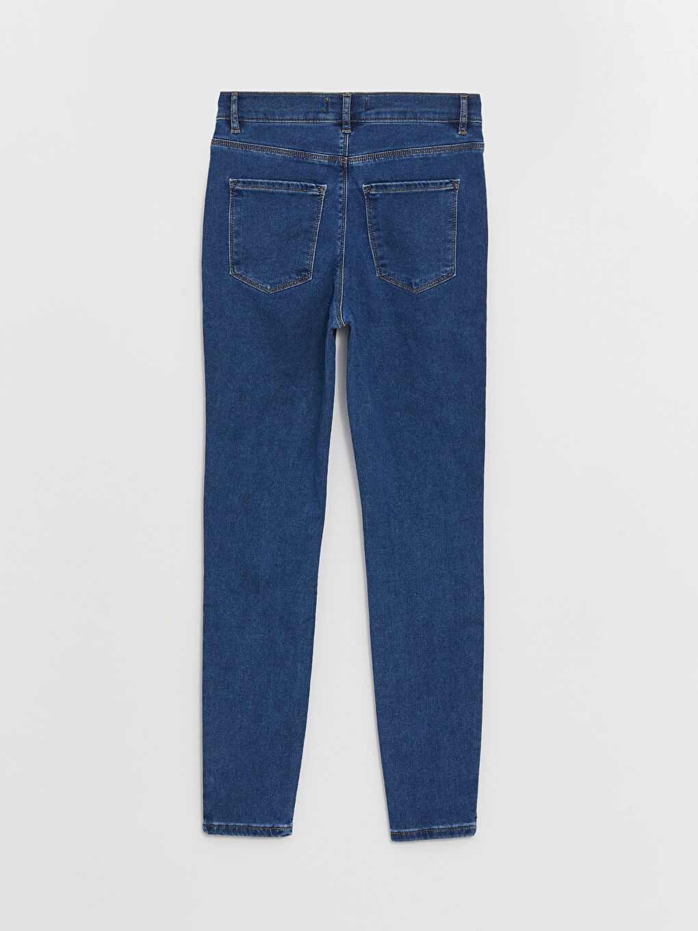 LCWAIKIKI Basic Orta İndigo Rodeo Jüpiter Süper Skinny Fit Kadın Jean Pantolon - 6