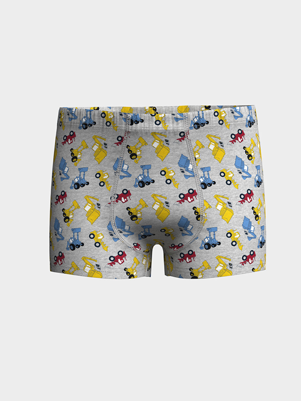 Gri Baskılı Erkek Çocuk Boxer