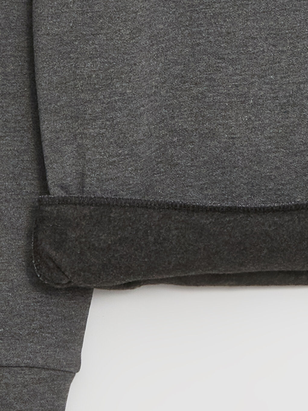 Antrasit Bisiklet Yaka Uzun Kollu Erkek Sweatshirt-6