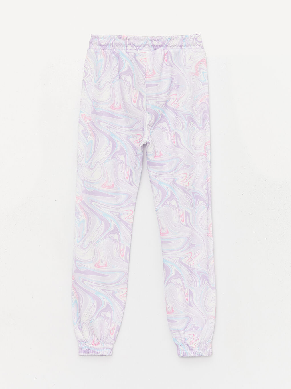 Elastic Waist Batik Patterned Girl Jogger Sweatpants -W3J289Z4-LSC