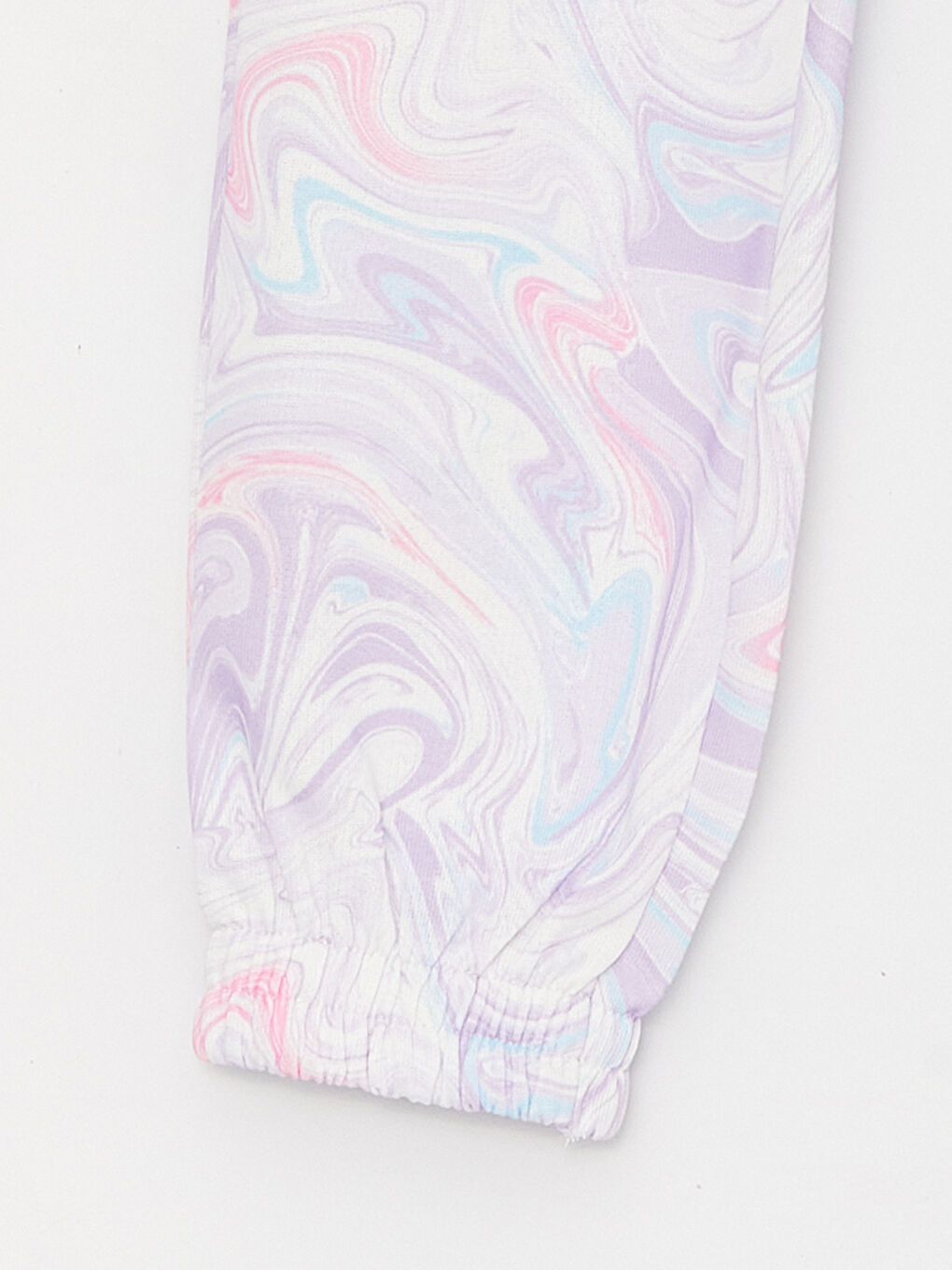 Elastic Waist Batik Patterned Girl Jogger Sweatpants -W3J289Z4-LSC