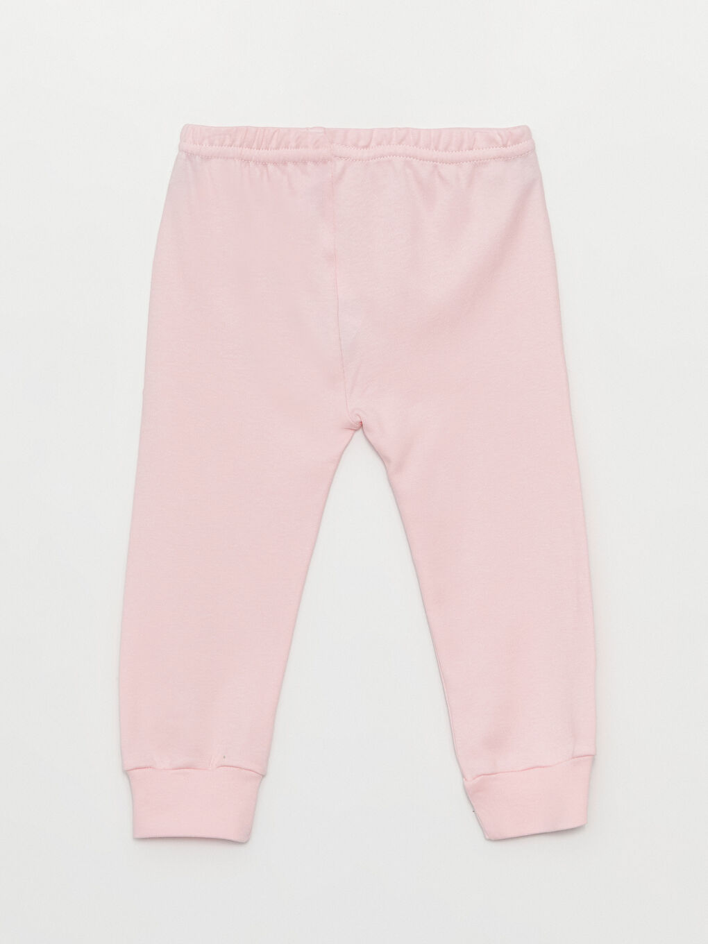 LUGGİ BABY Pembe Beli Lastikli Kız Bebek Pijama Alt 2'li - 4