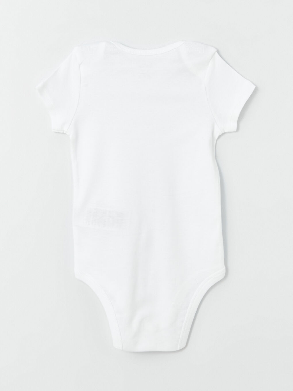 Ekru Bisiklet Yaka Basic Erkek Bebek Çıtçıtlı Bodysuit 3'lü-6