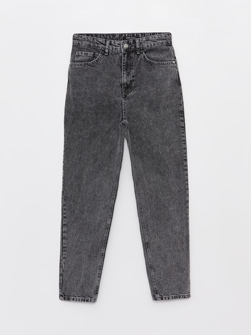 LCW Jeans Gri Rodeo Mom Fit Kadın Jean Pantolon - 5