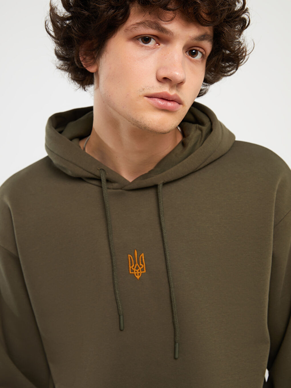 Long Sleeve Printed Men's Thick Hoodie