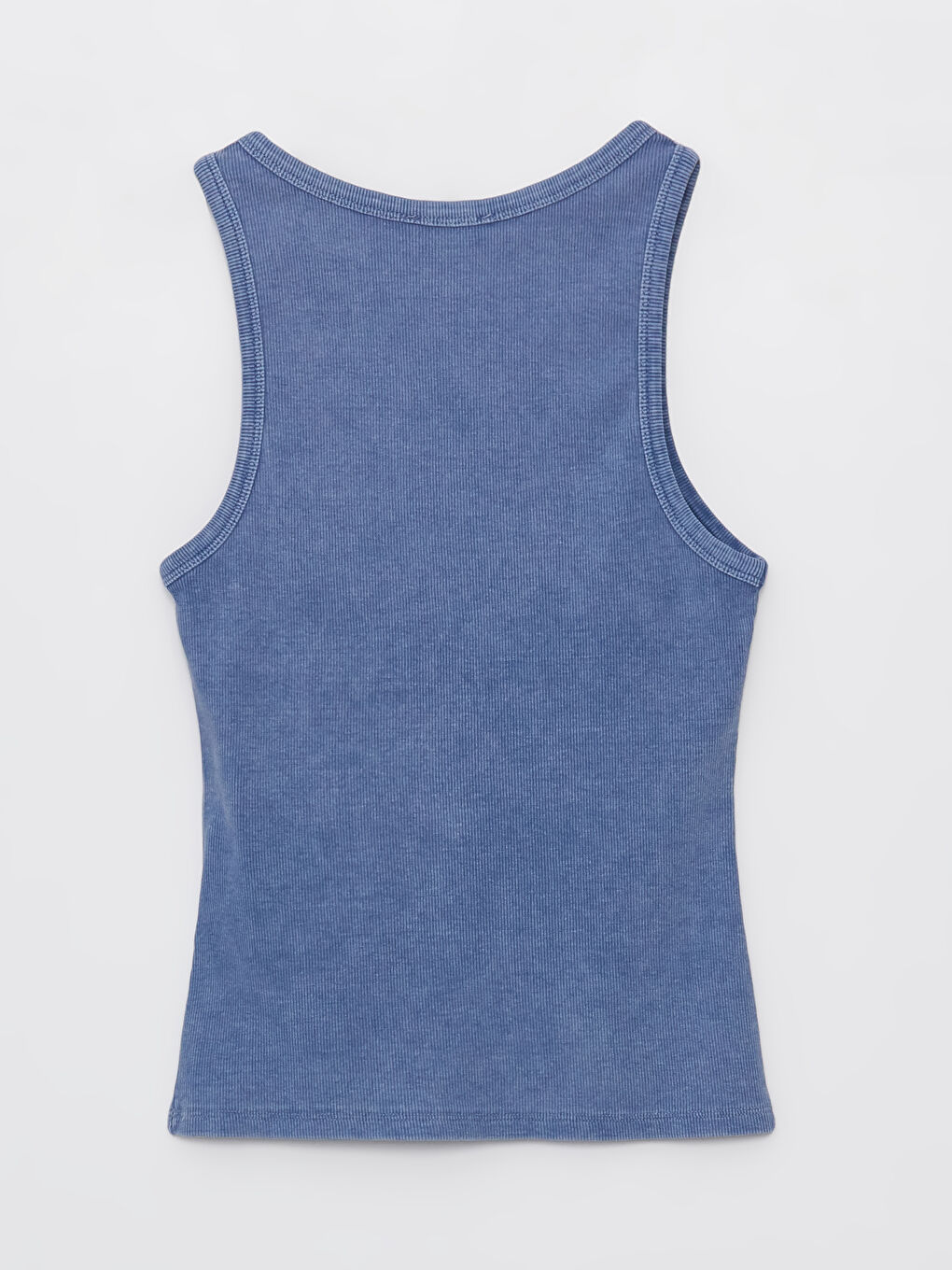 İndigo Kadın Bisiklet Yaka Düz Atlet-6