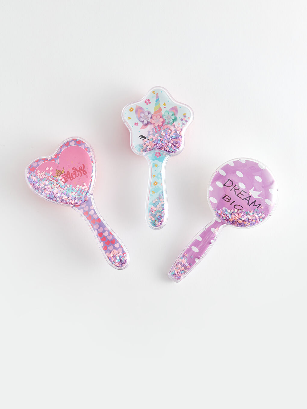 Desenli Kız Çocuk Saç Fırçası