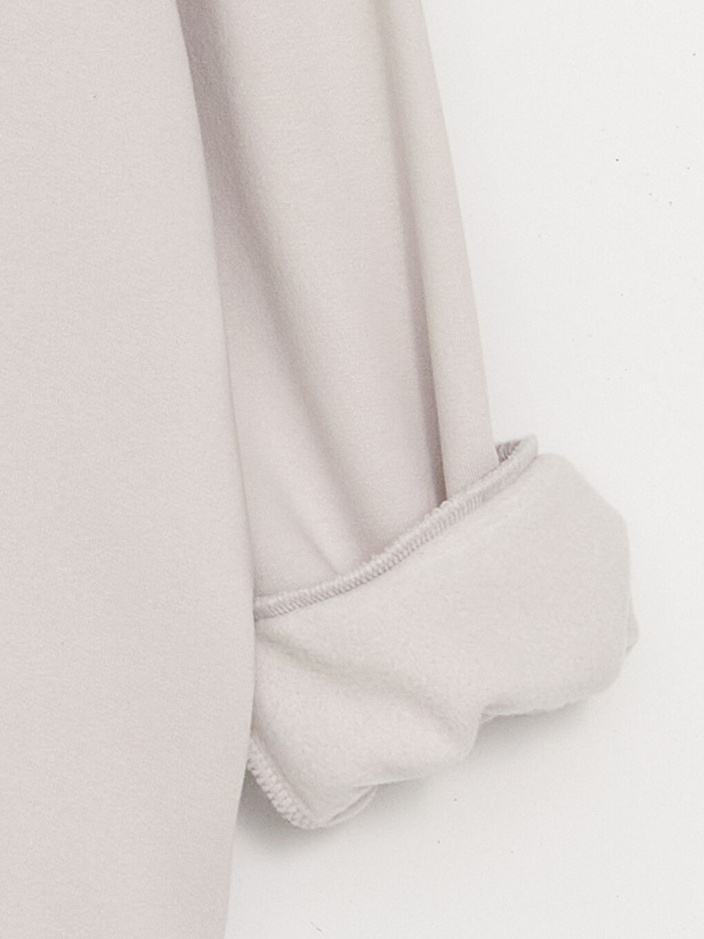 Gri Bisiklet Yaka Vincent Van Gogh Baskılı Oversize Kadın Kalın Sweatshirt-7