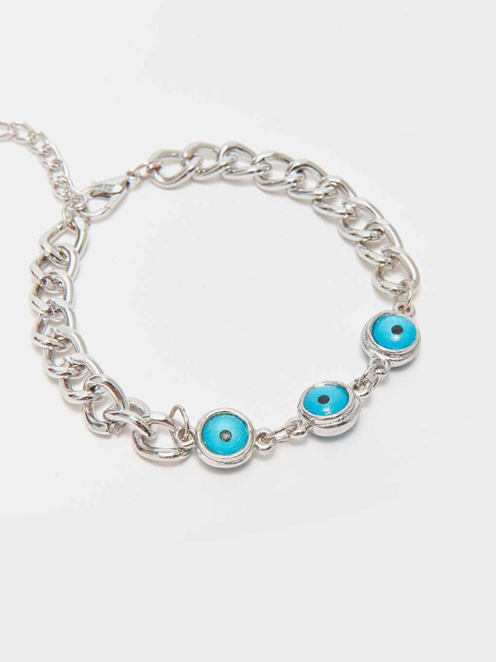 Karışık Boncuklu Kadın Metal Bileklik-1