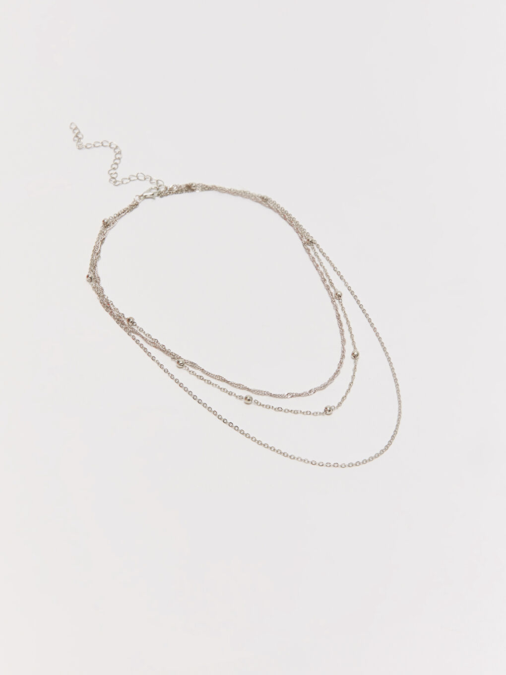 Karışık Boncuklu Kadın Zincir Kolye