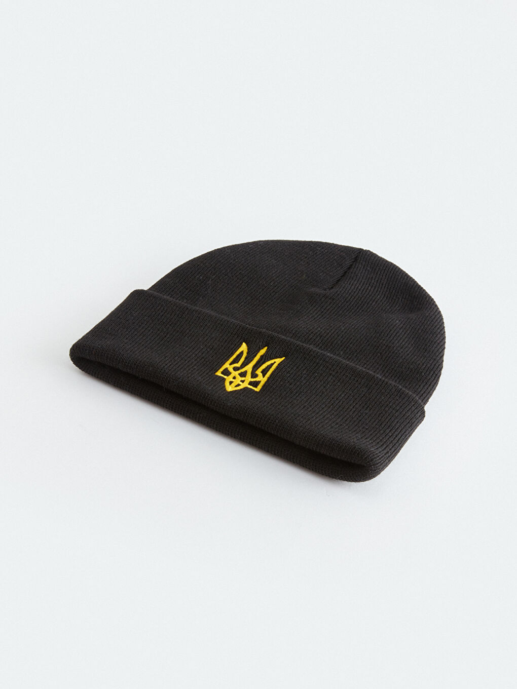 Вышитая Мужская Трикотажная Шапка-4