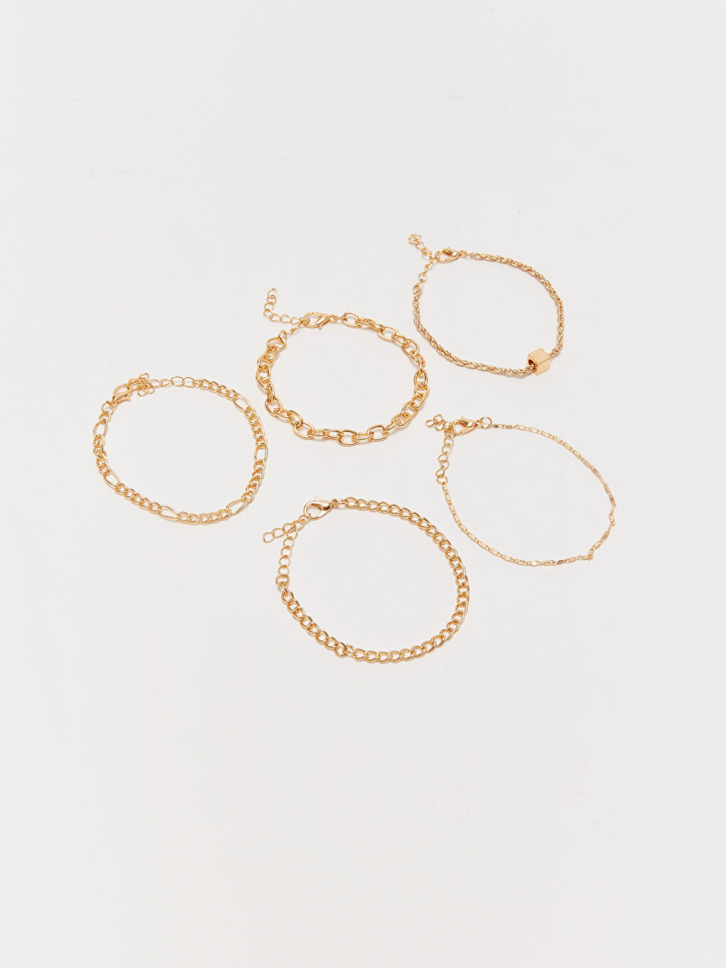 Karışık Zincir Kadın Bileklik Seti