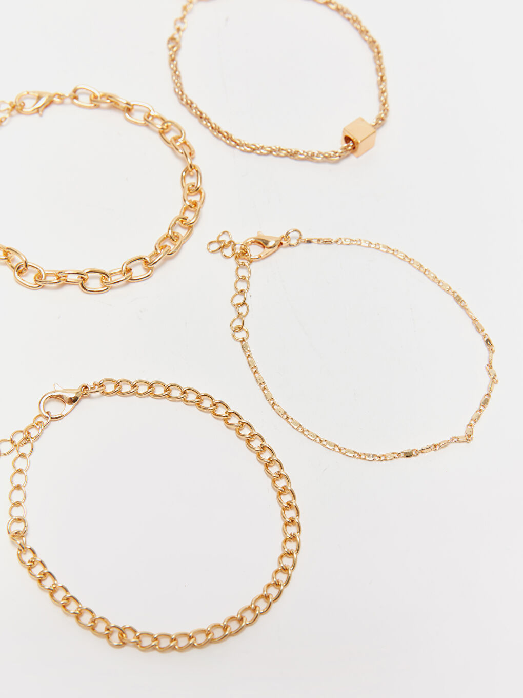 Karışık Zincir Kadın Bileklik Seti-1