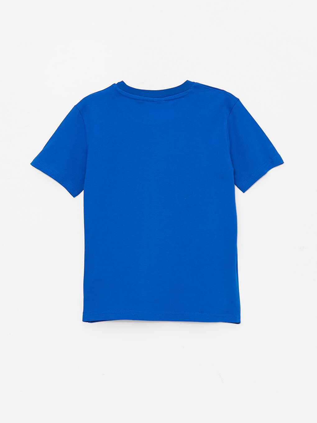 Mavi Bisiklet Yaka Marvel Baskılı Kısa Kollu Erkek Çocuk Tişört-1