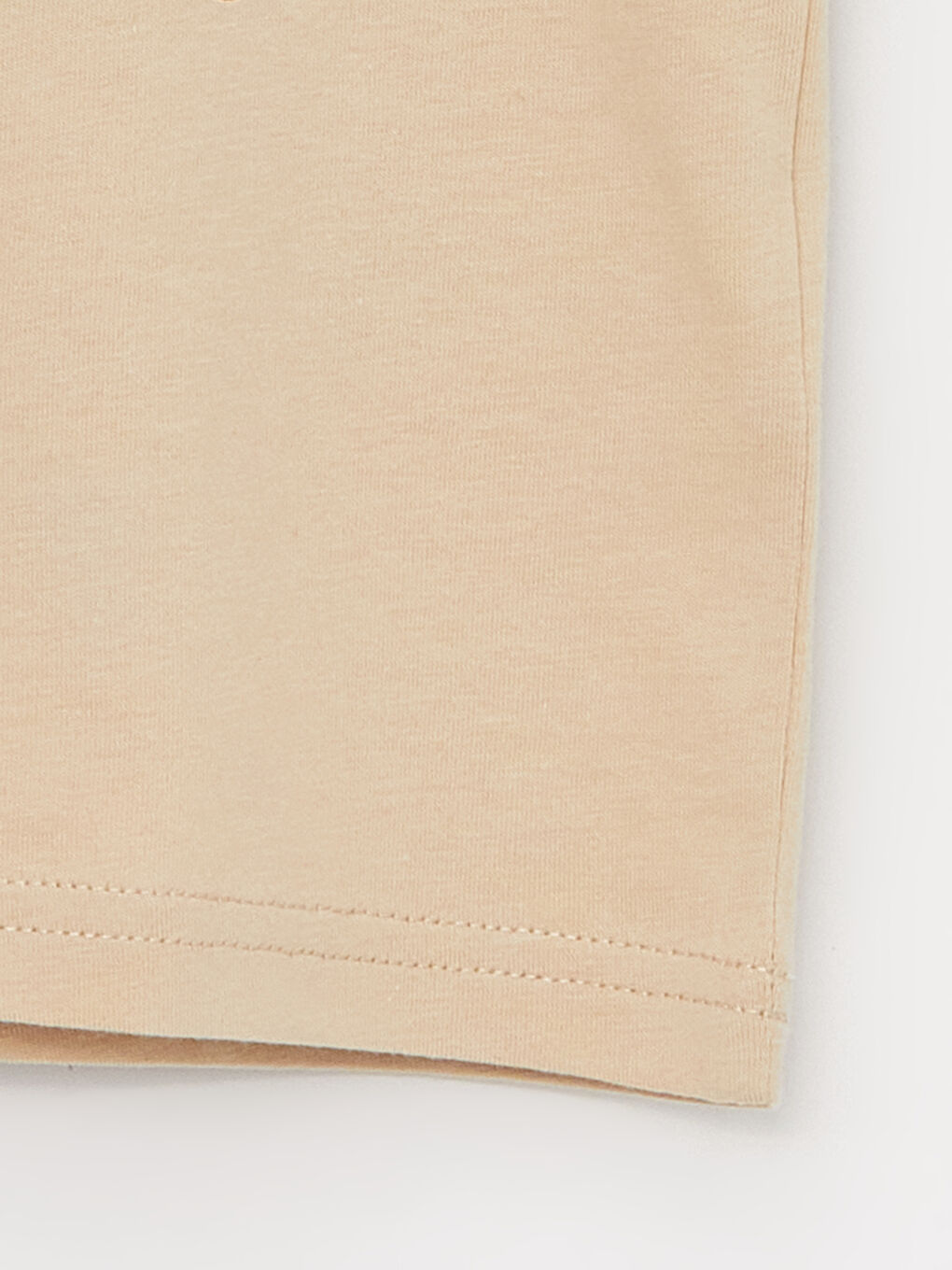 Bej Bisiklet Yaka Jurassic Park Baskılı Kısa Kollu Erkek Çocuk Tişört-2