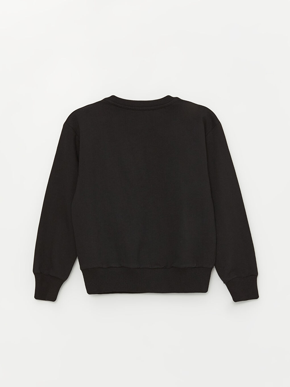 Siyah Bisiklet Yaka Uzun Kollu Erkek Çocuk Sweatshirt ve Eşofman Alt 2'li Takım-3