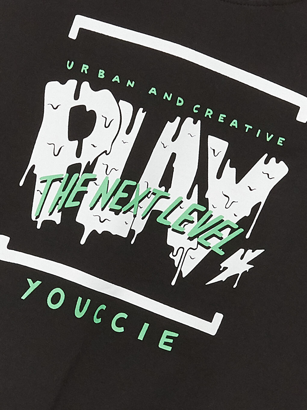 Siyah Bisiklet Yaka Uzun Kollu Erkek Çocuk Sweatshirt ve Eşofman Alt 2'li Takım-6