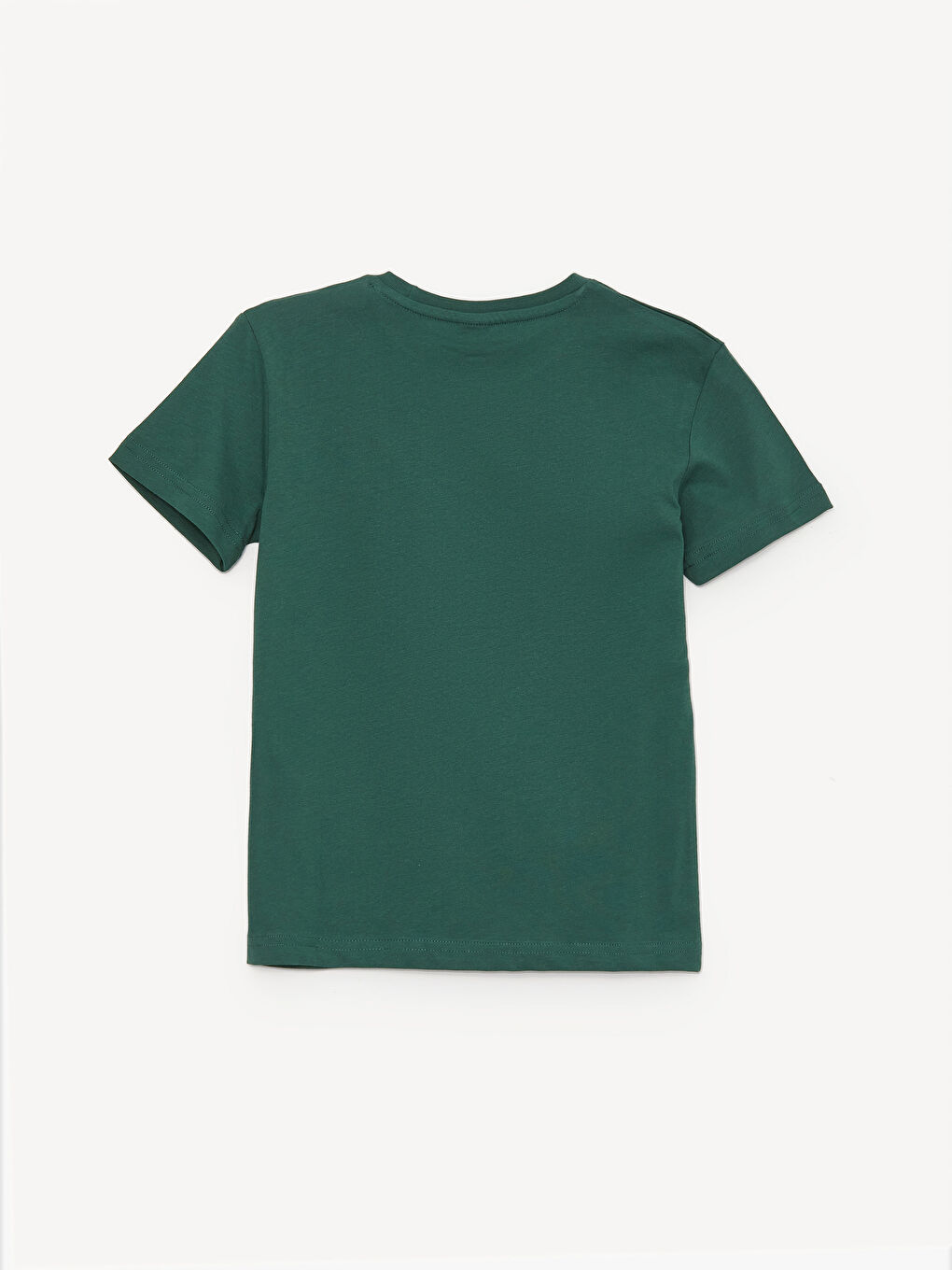 Yeşil Bisiklet Yaka Yılbaşı Temalı Kısa Kollu Erkek Çocuk Tişört-2