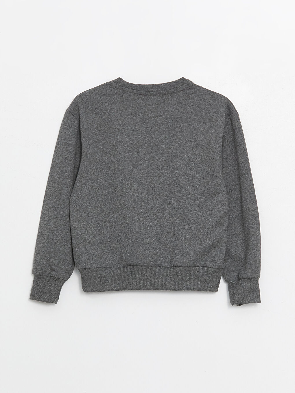 Antrasit Bisiklet Yaka Uzun Kollu Erkek Çocuk Sweatshirt ve Eşofman Alt 2'li Takım-2