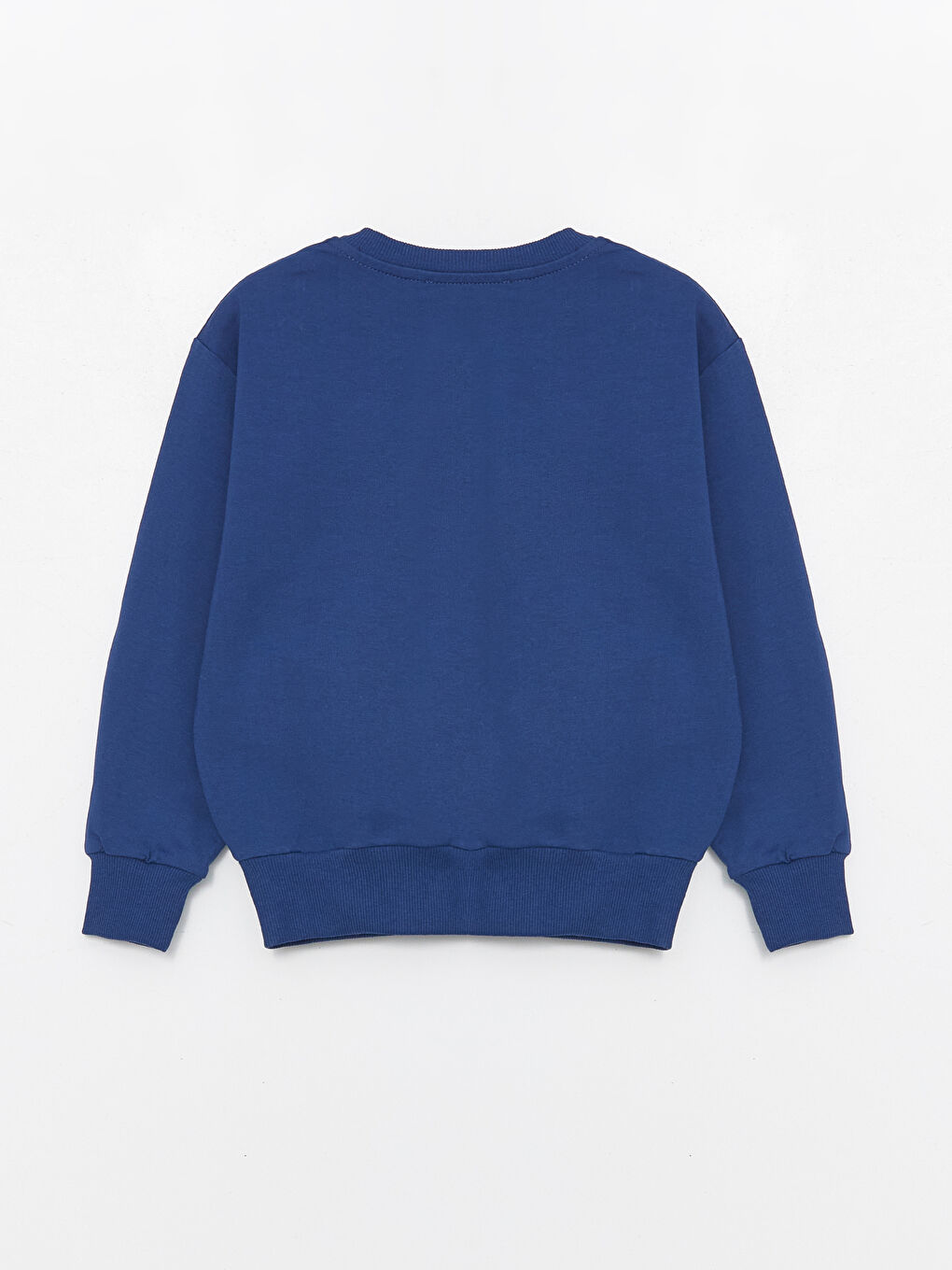 Lacivert Bisiklet Yaka Uzun Kollu Erkek Çocuk Sweatshirt ve Eşofman Alt 2'li Takım-2