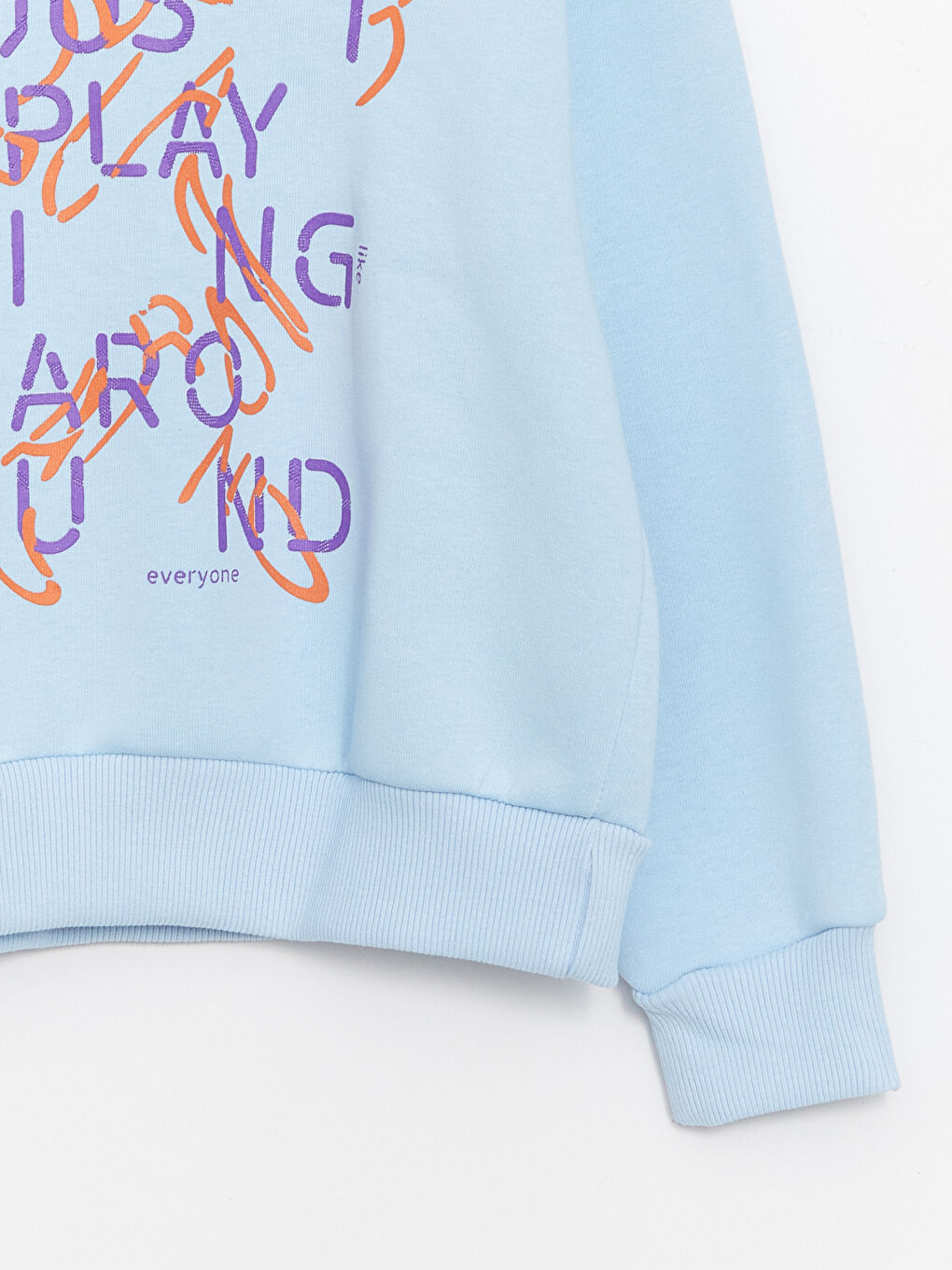 Calimera Kids Mavi Bisiklet Yaka Uzun Kollu Erkek Çocuk Sweatshirt ve Eşofman Alt 2'li Takım - 5