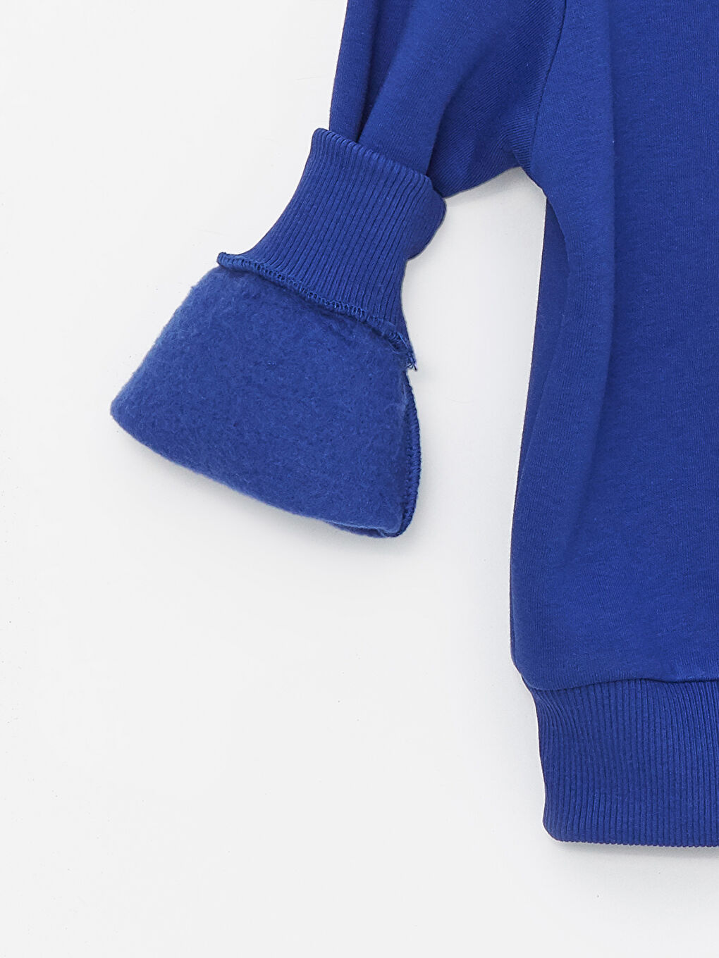 Mavi Bisiklet Yaka Erkek Çocuk Sweatshirt ve Eşofman Alt 2'li Takım-3