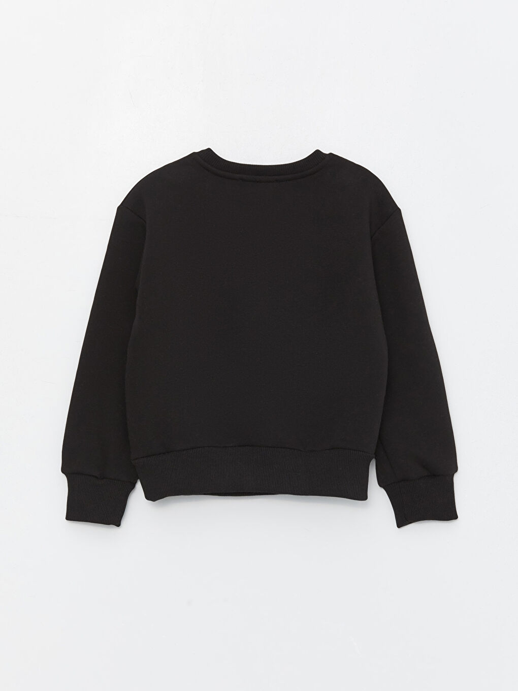 Siyah Bisiklet Yaka Erkek Çocuk Sweatshirt ve Eşofman Alt 2'li Takım-4