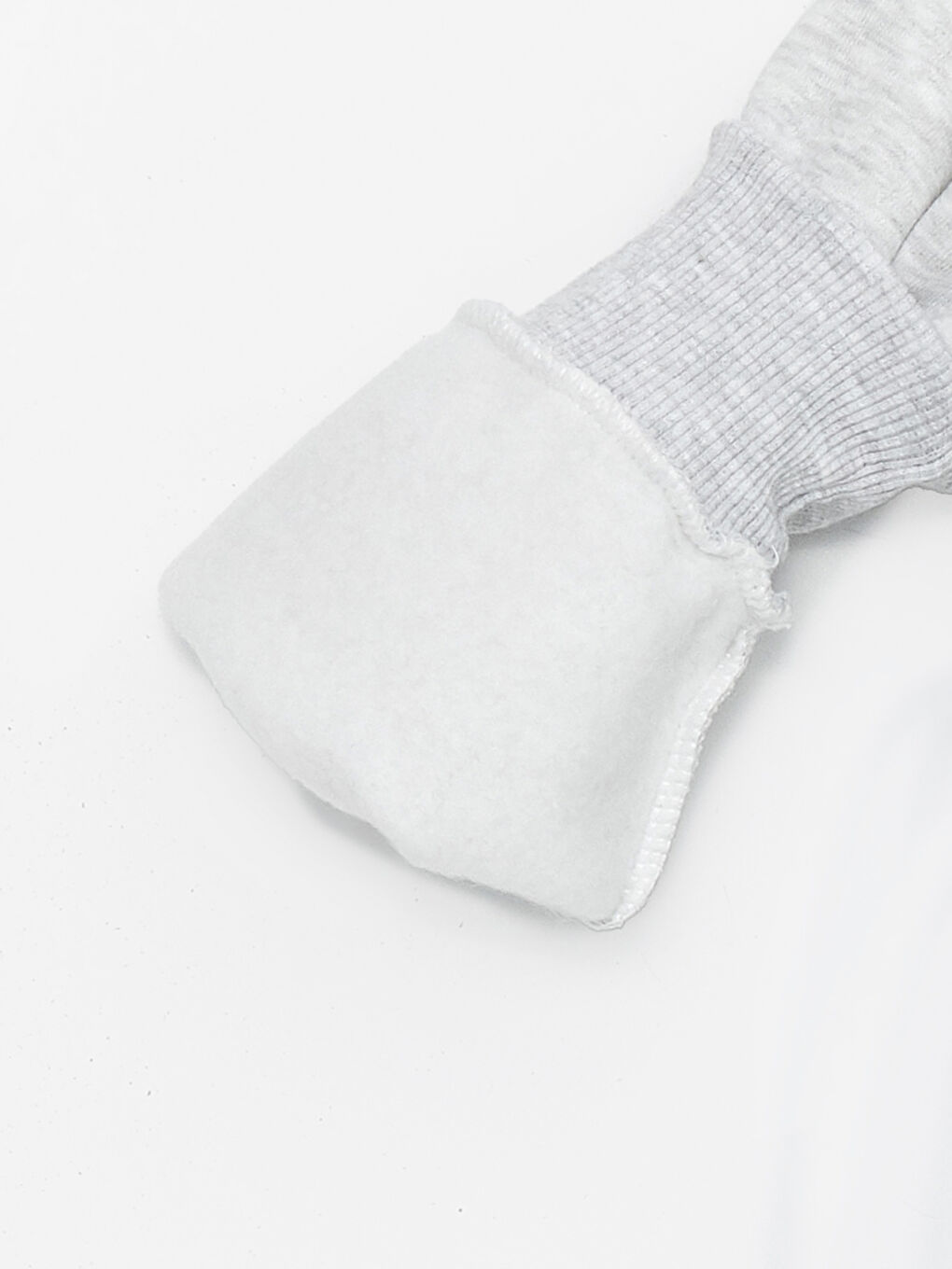 Gri Bisiklet Yaka Erkek Çocuk Sweatshirt ve Eşofman Alt 2'li Takım-3