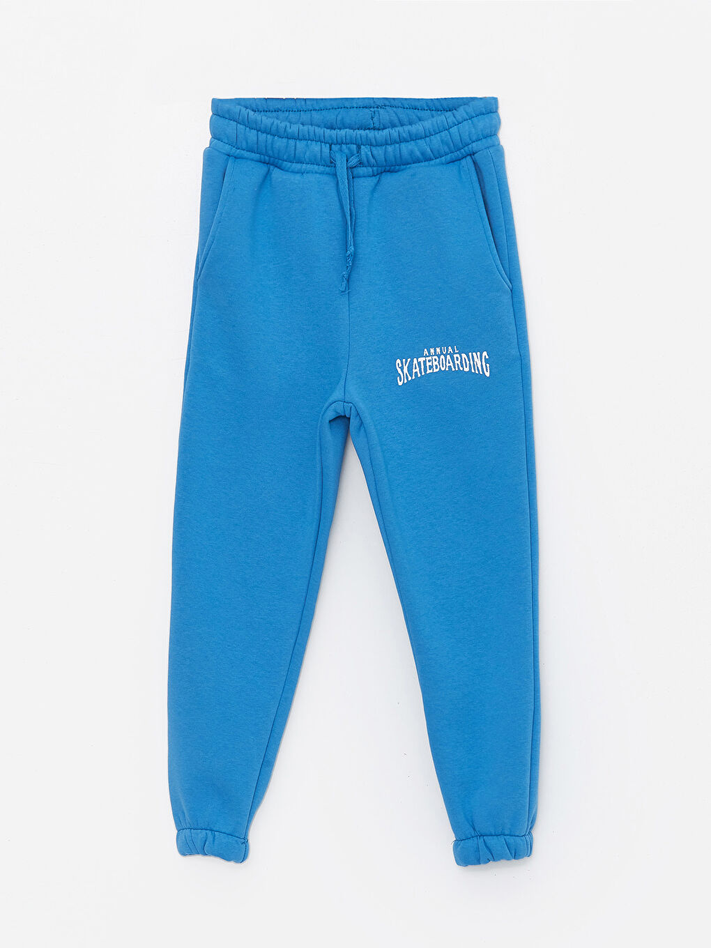 Mavi Bisiklet Yaka Uzun Kollu Erkek Çocuk Sweatshirt ve Eşofman Alt 2'li Takım-2