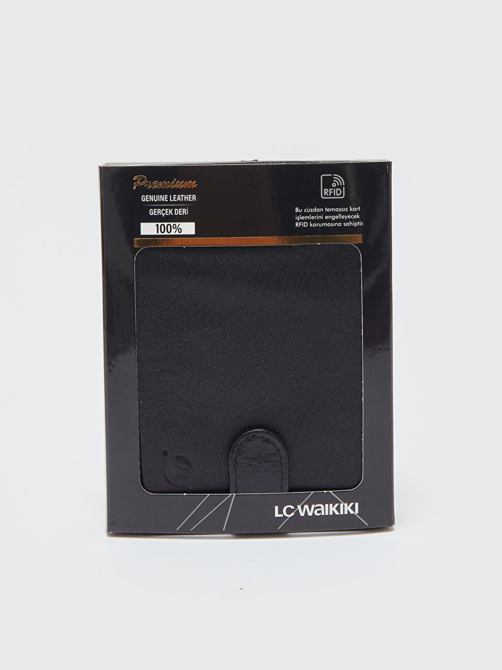 Siyah Hakiki Deri Erkek Cüzdan