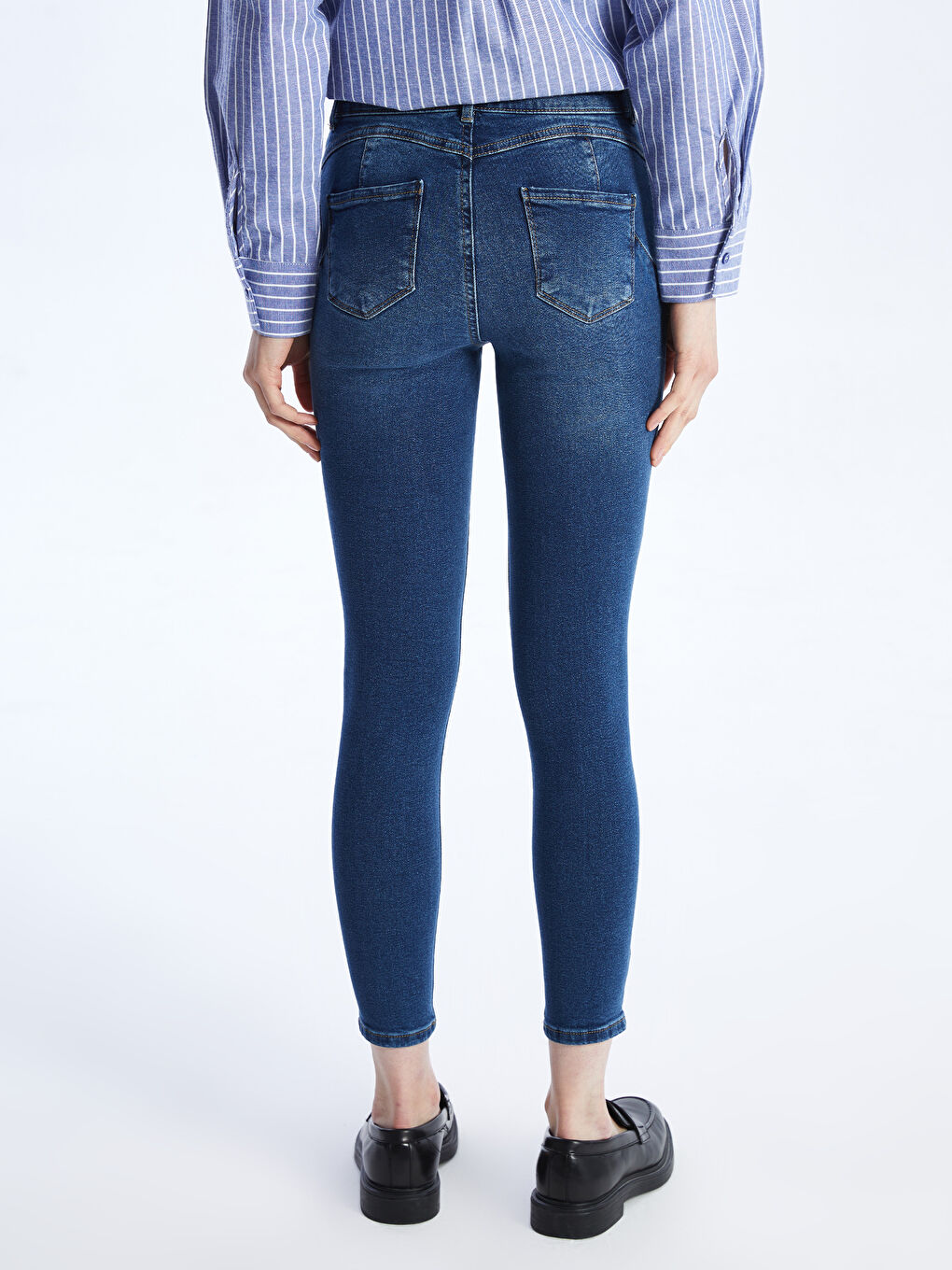 İndigo Push Up Kadın Jean Pantolon-4