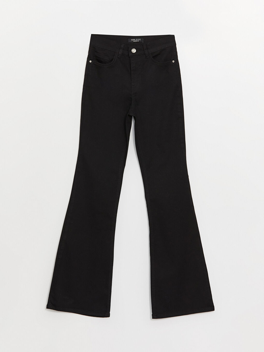 Siyah Mars Flare Kadın Jean Pantolon-4