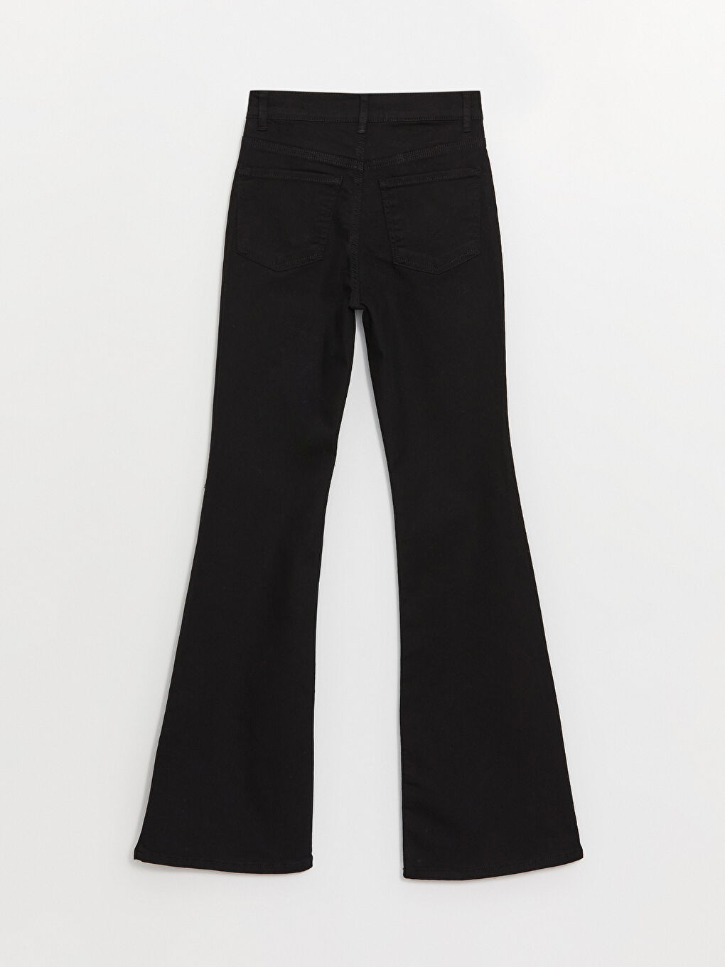 Siyah Mars Flare Kadın Jean Pantolon-5