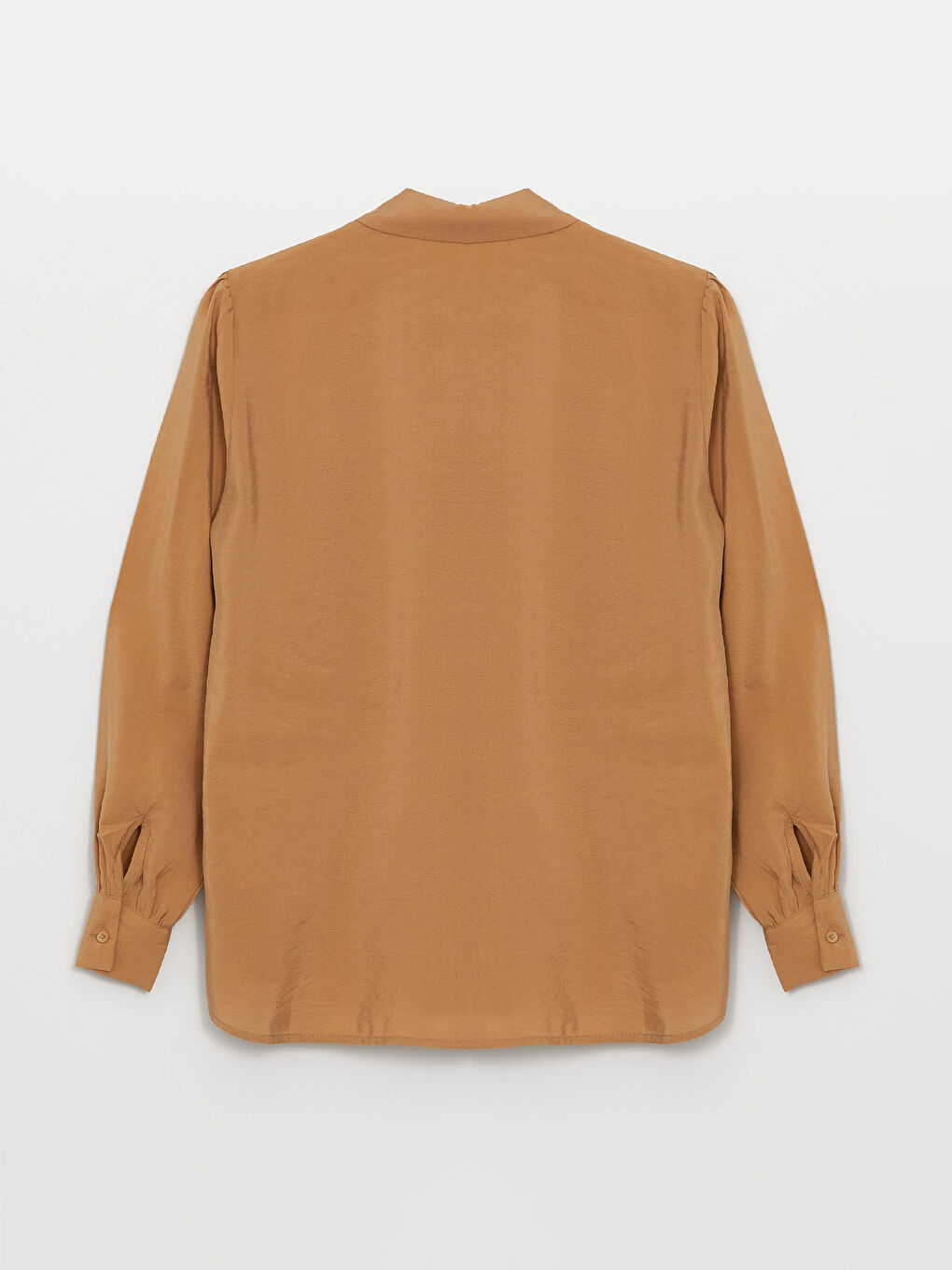 Plain Long Sleeve Oversize Women's Shirt-6