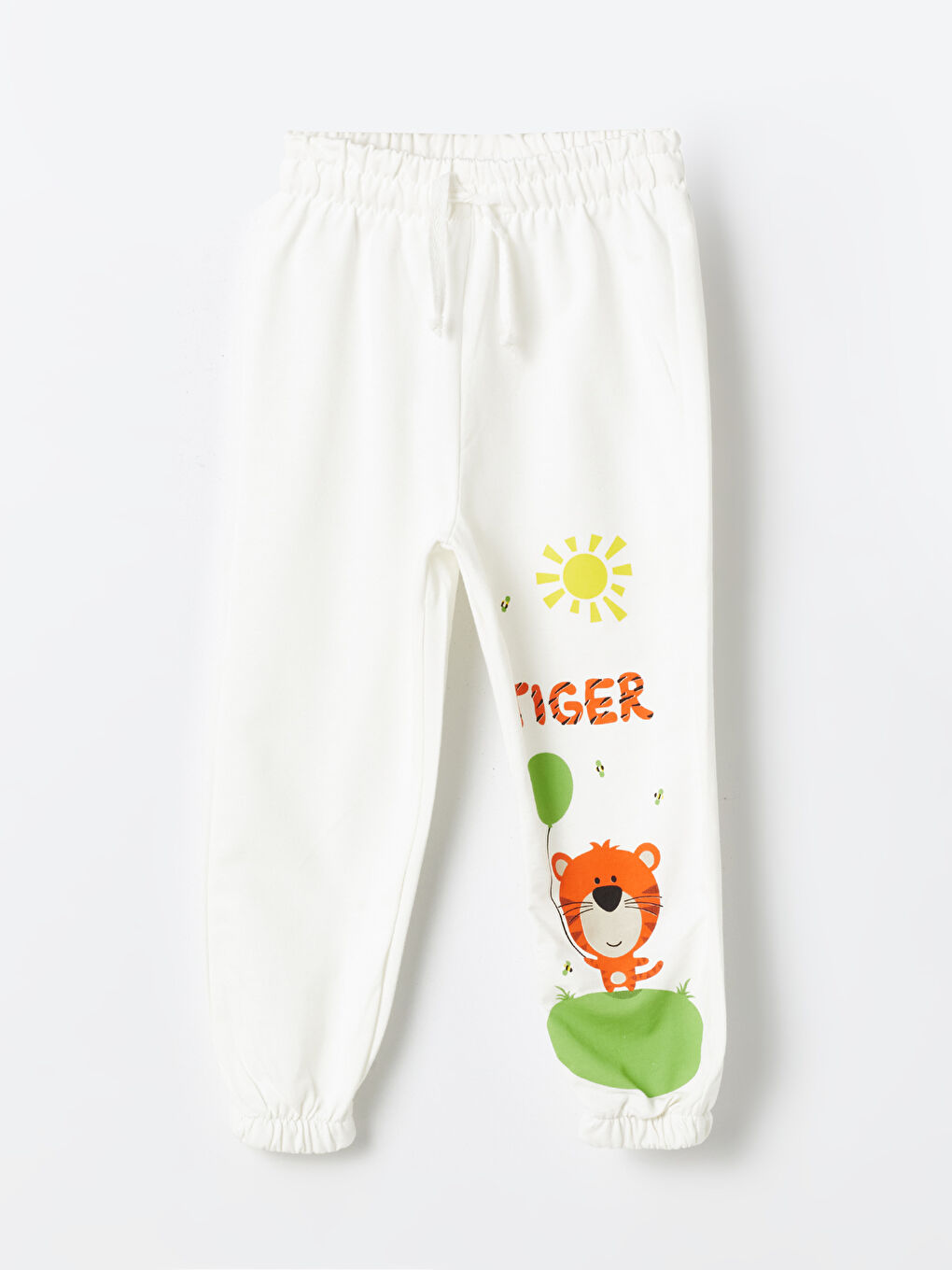 Siyah Beli Lastikli Erkek Bebek Eşofman Altı 2'li-1