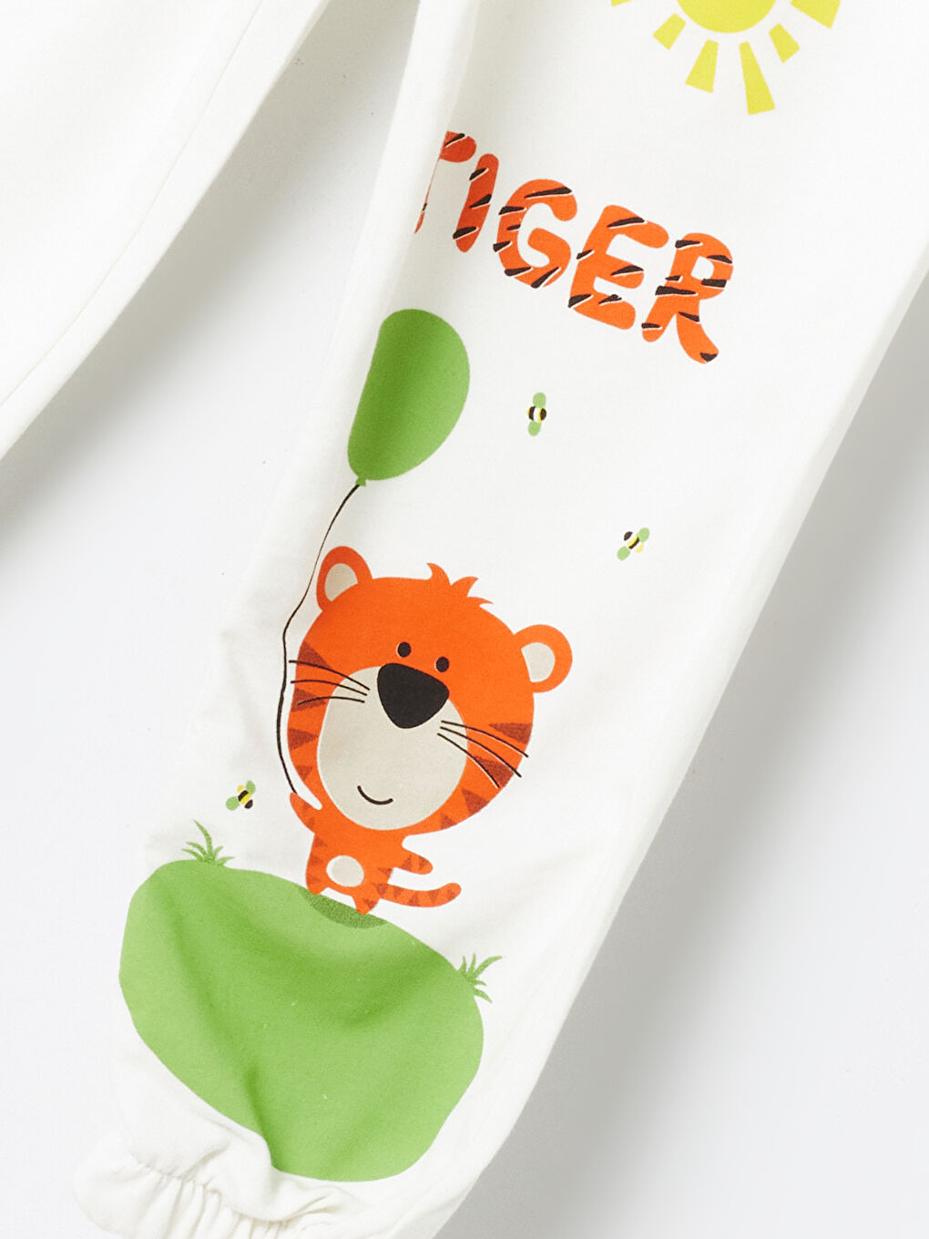 Siyah Beli Lastikli Erkek Bebek Eşofman Altı 2'li-5