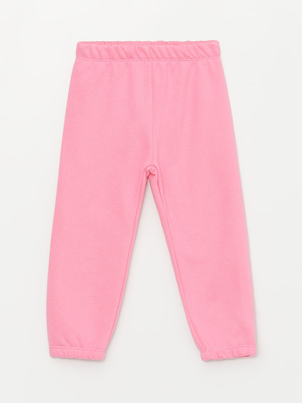 LCW baby Pembe Bisiklet Yaka Uzun Kollu Niloya Baskılı Kız Bebek Sweatshirt ve Eşofman Alt - 2