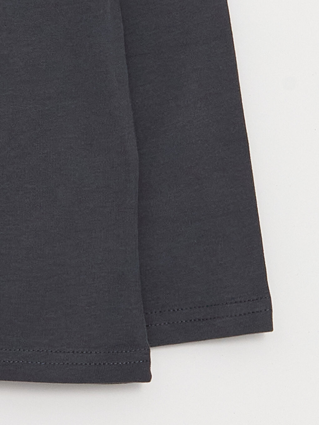 Crew Neck Printed Long Sleeve Boys' T-Shirt-2